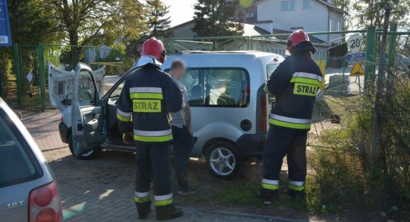 Czołówka dwóch pojazdów w Somoninie