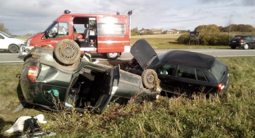 Starkowa Huta. Niebezpieczne wyprzedzanie na krajowej 
