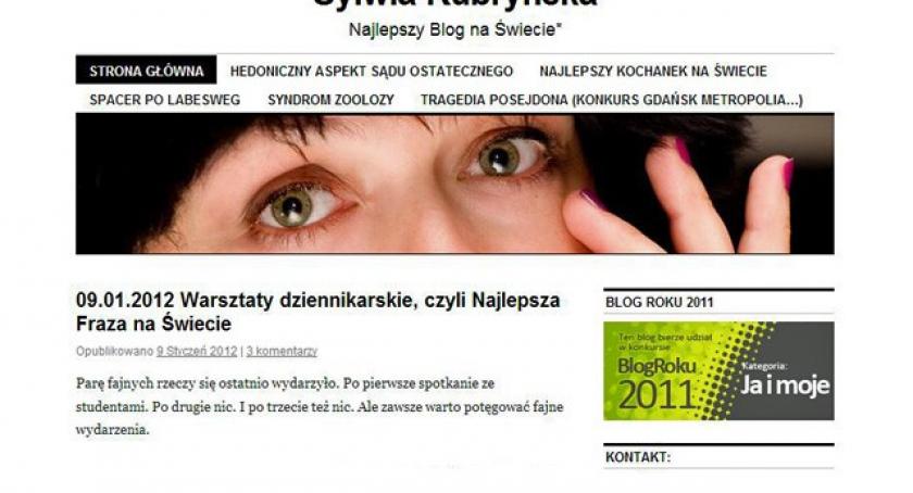 Blog Sylwii Kubryńskiej walczy o tytuł 