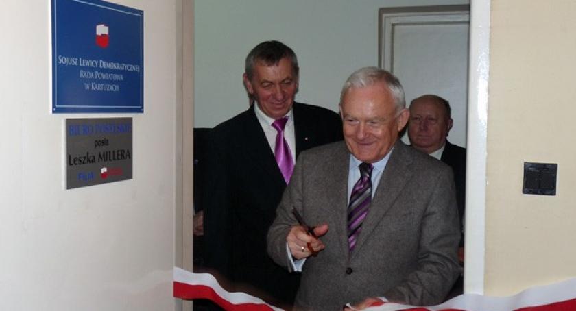 Kartuzy. Leszek Miller otworzył biuro poselskie