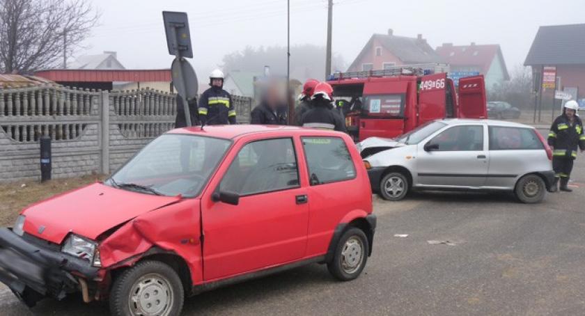 Kiełpino. Zderzenie na skrzyżowaniu