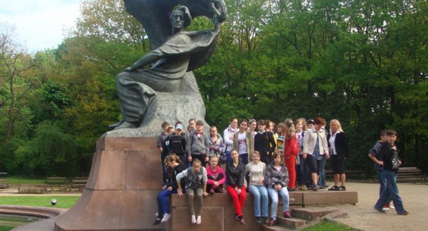 Gimnazjaliści ze Staniszewa w Warszawie 