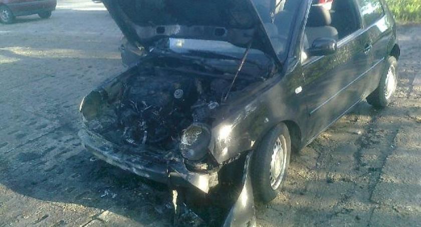 Ręboszewo. Zapalił się VW Lupo