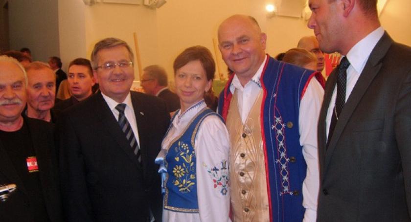 Kaszubskie produkty u Prezydenta Komorowskiego