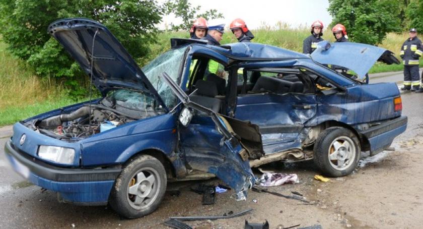 Śmiertelny wypadek pod Przodkowem