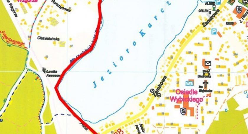 Kartuzy. Promenada nad Karczemnym - podejście nr 2