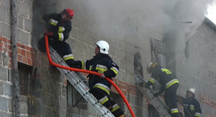 Żukowo. Pożar budynku gospodarczego