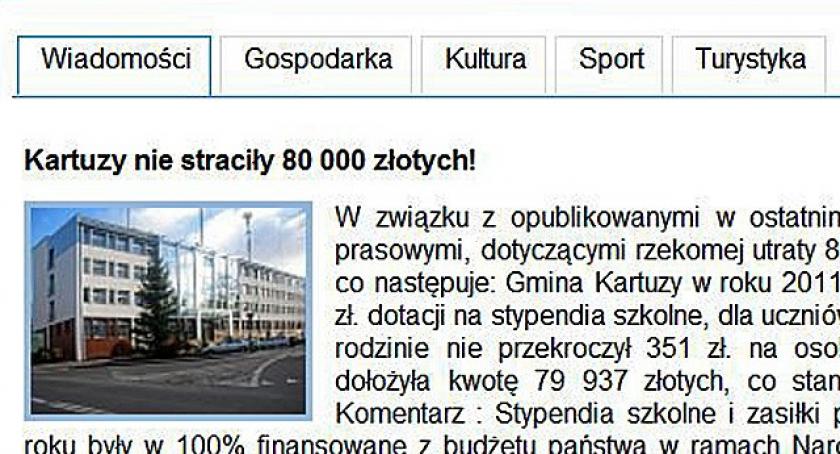 Kartuzy. Co z tą dotacją na stypendia?