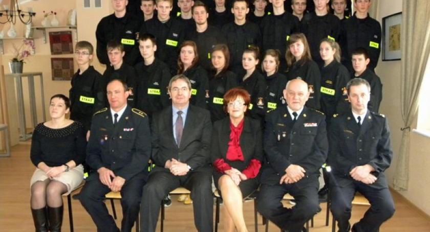 Somonino. Klasa pożarna po pierwszym semstrze