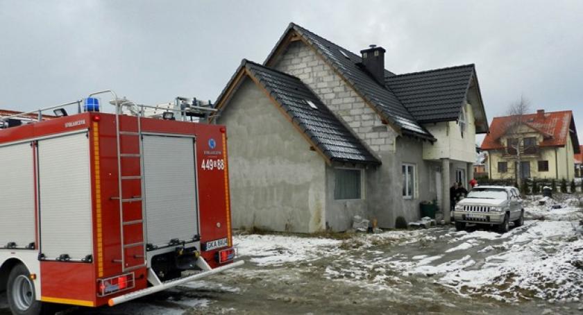 Żukowo. Pożar przy ul. Heweliusza