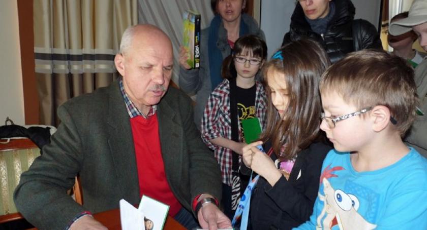 Kartuzy. Tomasz Zubilewicz spotkał się z dziećmi i wskazał koniec zimy