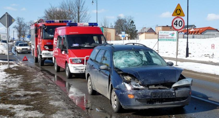 Przodkowo. Ford najechał na audi 
