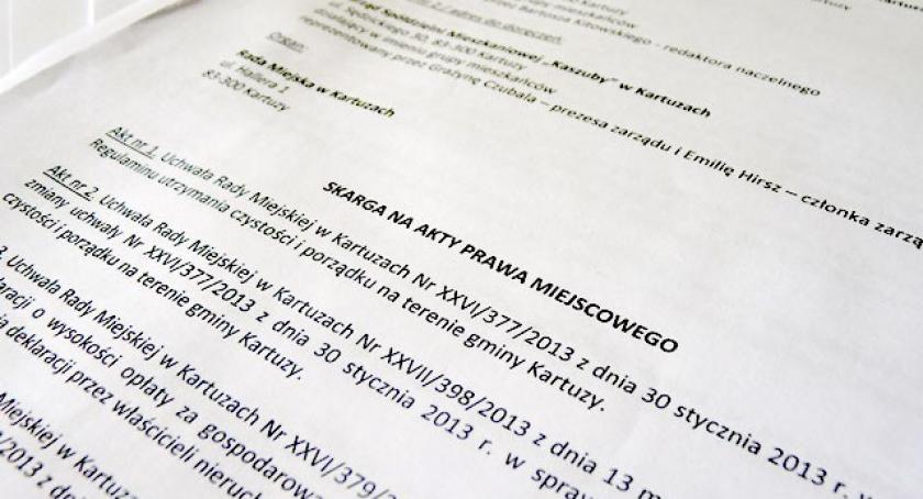 Kartuzy. Jest obywatelska skarga na uchwały śmieciowe
