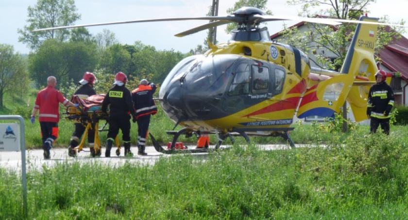 Kolonia. Wypadek na krzyżówce - dwie osoby ranne