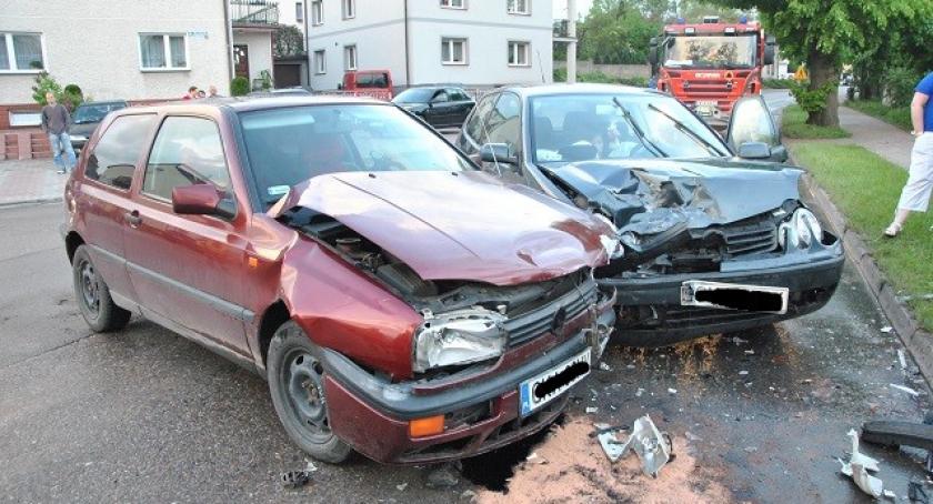 Sierakowice. Zderzyły się dwa volkswageny 