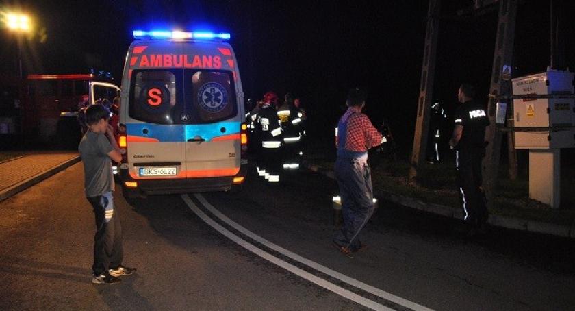 Kamienica Szlachecka. Wypadek motocyklistów - dwie osoby ranne