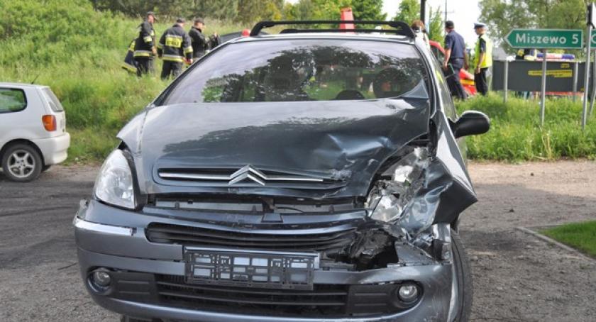 Rębiechowo. Wypadek z udziałem trzech samochodów - są ranni