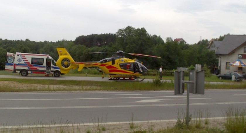 Kobysewo. Rowerzysta dostał zawału - trafił do szpitala 