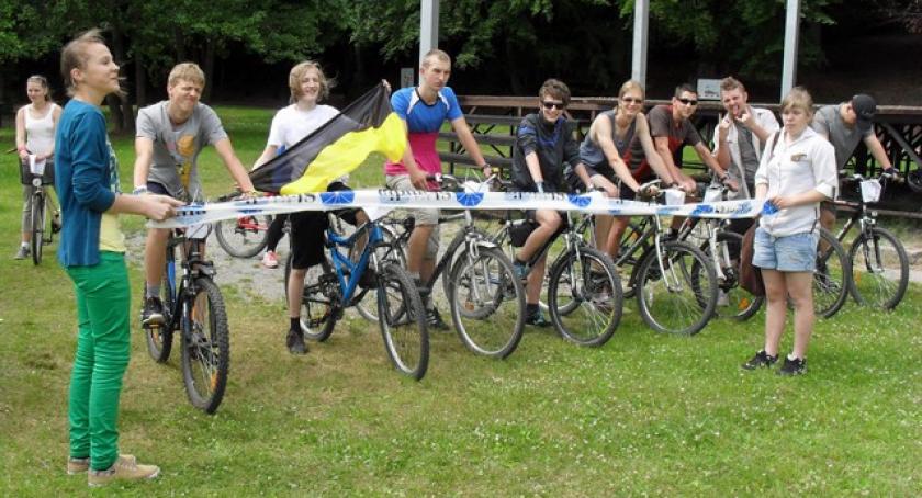 Kartuzy. Zawody MTB na Wyspie Łabędziej