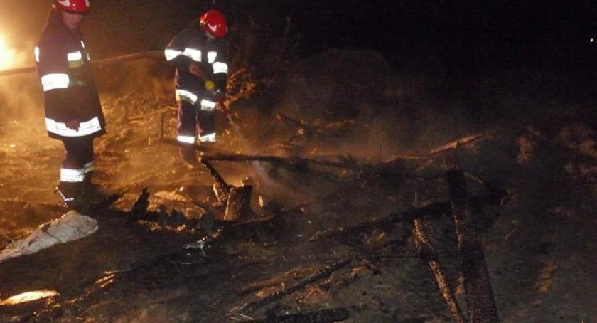 Pożary w Brodnicy Górnej i Leźnie