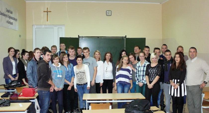 Młodzi Francuzi uczyli się handlu w Kartuzach