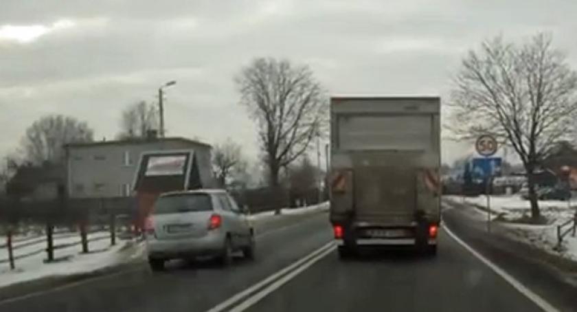 Wyczechowo. Kierowca nagrał 