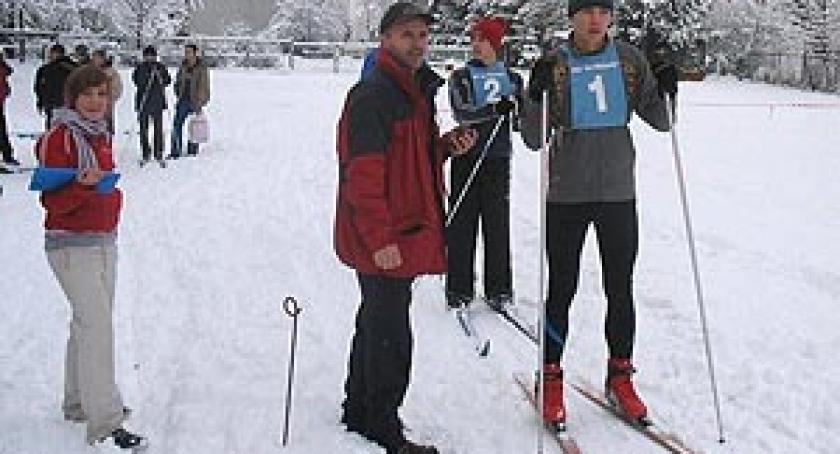 Narciarski wyścig w Kartuzach