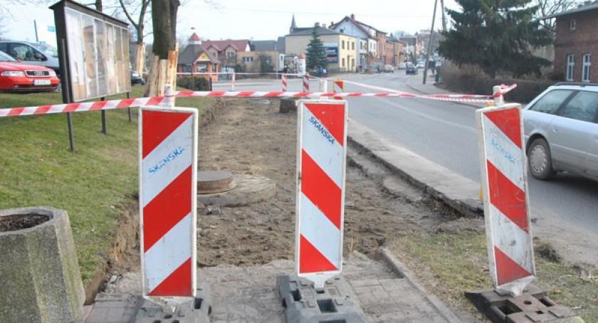 Sierakowice. Ruszyła przebudowa głównych skrzyżowań. Są utrudnienia w ruchu