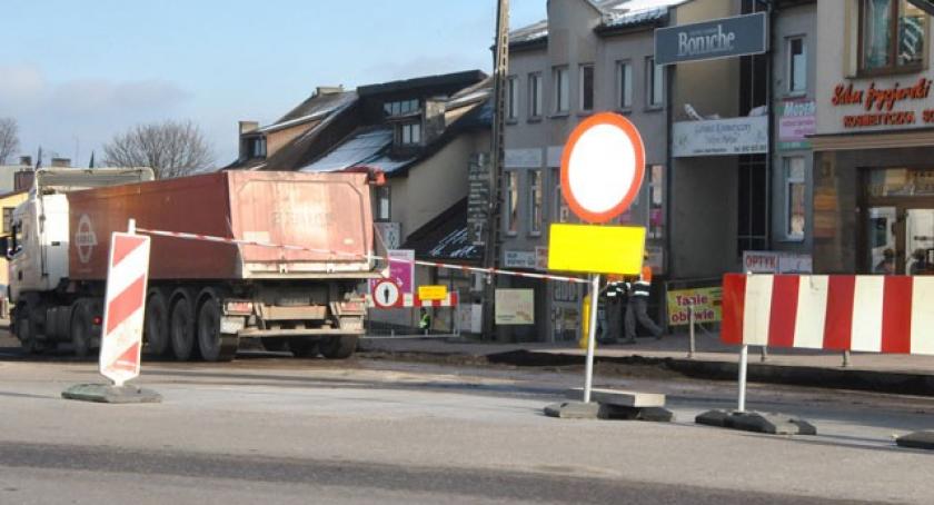 Sierakowice. Trwa przebudowa dróg - ulica Lęborska zamknięta
