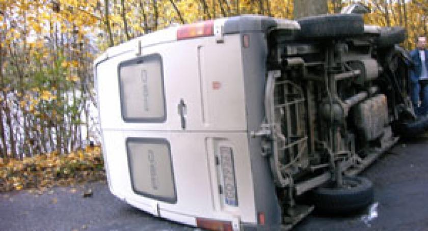 Wypadek na trasie Garcz - Sierakowice
