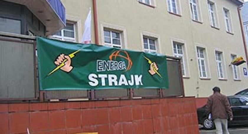 Pracownicy Energi strajkowali