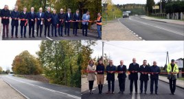 Przebudowane drogi Szklana - Borzestowo i Stężyca - Gołubie oficjalnie otwarte