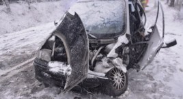 Prokowo. Zderzenie audi z microcarem 