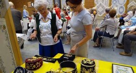 Żukowo. Otwarcie pokonkursowej wystawy haftu kaszubskiego