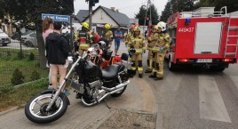 Pępowo. Zderzenie VW z motocyklem