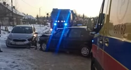 Kobysewo. Zderzenie forda z kią