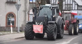 Strajk rolników spowodował utrudnienia na trasie Chwaszczyno – Kościerzyna