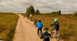 Rodzinny rajd rowerowy z Żukowa do Małkowa