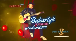 Piotr Bukartyk z zespołem Ajagore - koncert urodzinowy w kartuskim klubie Antykvariat Cafe już w sobotę!