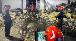Kolejna doba akcji w Kawlach - strażak wciąż poszukiwany 