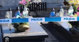 Ponad 200 grobów zniszczonych na cmentarzu w Niestępowie. Policja szuka sprawców