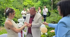 Najpiękniejszą dekoracją była natura... i miłość