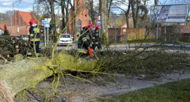 Strażacy walczą ze skutkami wichury