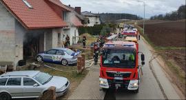 Pożar kotłowni w budynku mieszkalnym w Kosowie