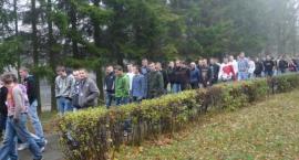 Kartuzy. Ewakuacja w Zespole Szkół Technicznych