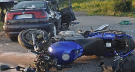 Lniska. Zderzenie osobówki z motocyklem - nie żyje m&hellip;