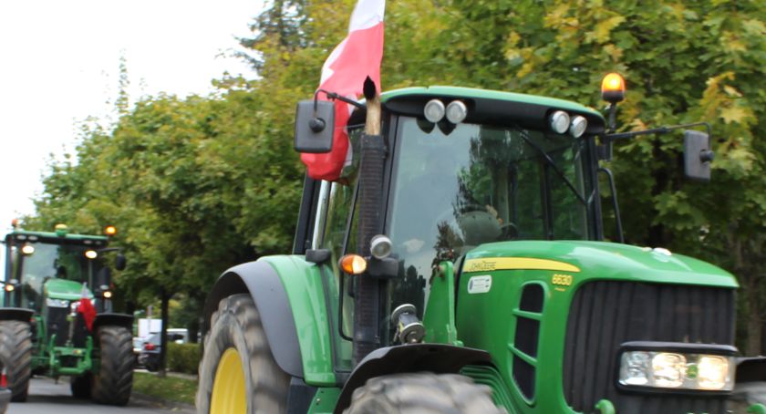 Strajk rolników w Dęblinie