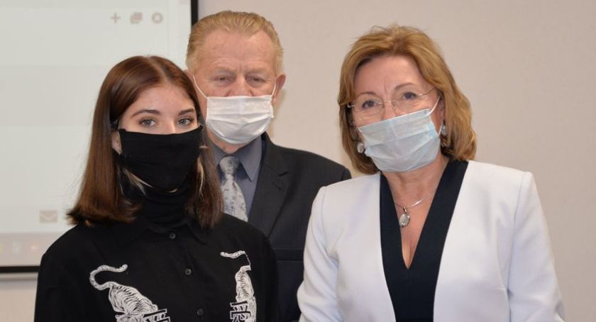 Mercedes ze stypendium burmistrz Dęblina 
