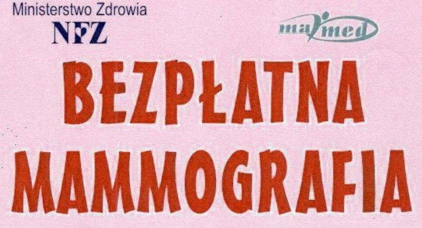 Są zapisy na bezpłatną mammografię