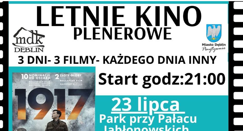 Dęblin. Rusza Letni Maraton Filmowy. Sprawdź repertuar